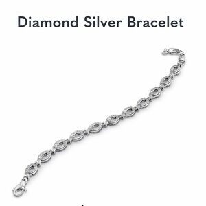 Diamond Silver Bracelet
